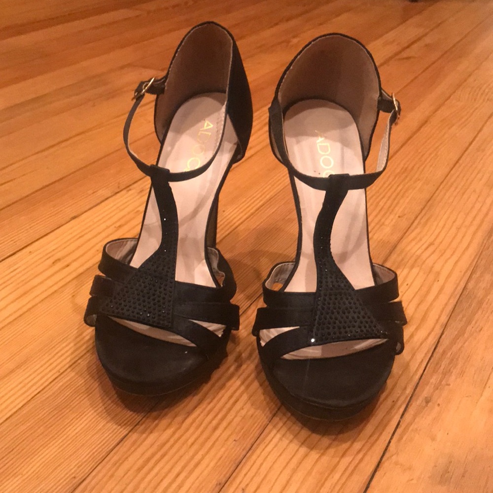Black high heels